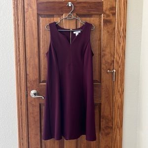 White House Black Market 14 Purple A-Line Formal Dress